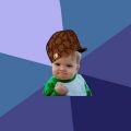 scumbag success kid